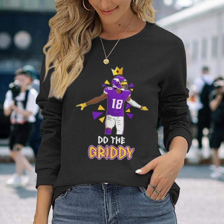 Do The Griddy Griddy Dance Football Long Sleeve Gifts for Her