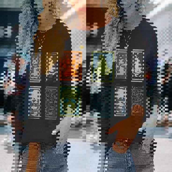 Inscryption Psychological Horror Card Categories Spooky Game Spooky Long Sleeve T-Shirt Gifts for Her