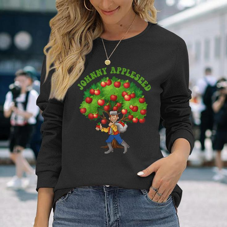 Johnny Appleseed Apple Day Sept 26 Celebrate Legends Long Sleeve Gifts for Her