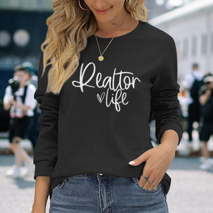 Leopard Love Real Estate Life Realtor Life House Investment Long Sleeve Gifts for Her