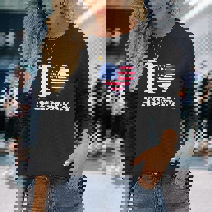I Love Argenta I Heart Argenta Long Sleeve T-Shirt Gifts for Her