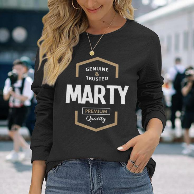 Marty Name Marty Quality Long Sleeve T-Shirt Gifts for Her