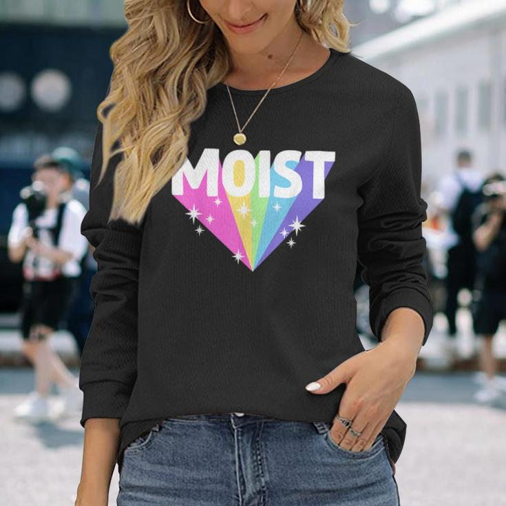 Moist Meme Dank For Adult Cool Hilarious Humorous Long Sleeve T-Shirt Gifts for Her