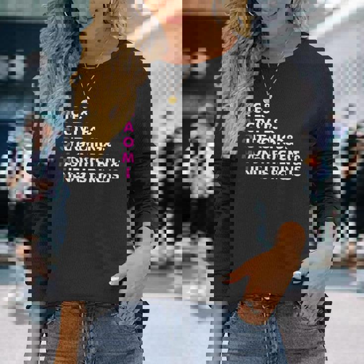 Naomi Name Personalized Long Sleeve T-Shirt Gifts for Her