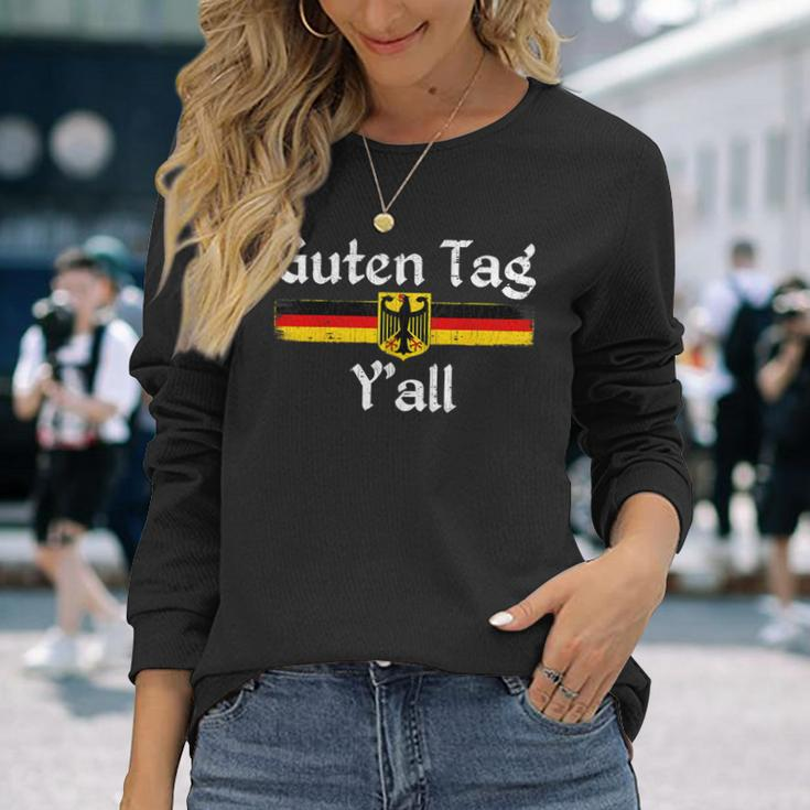 Oktoberfest Prost Guten Tag Y'all Long Sleeve T-Shirt Gifts for Her