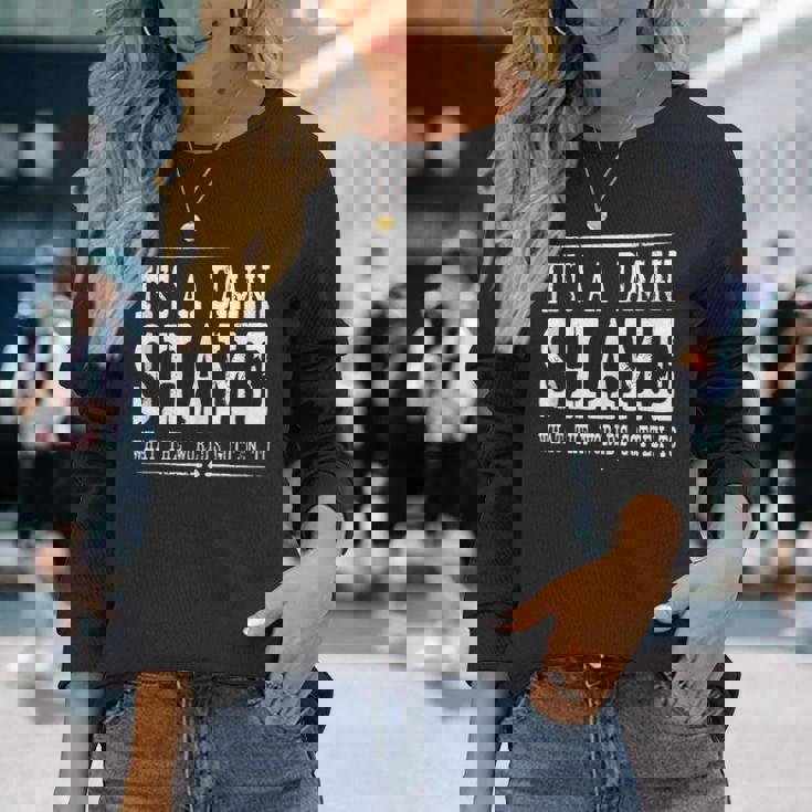 Oliver Anthony It's A Damn Shame What The Worlds Gotten To Long Sleeve Gifts for Her