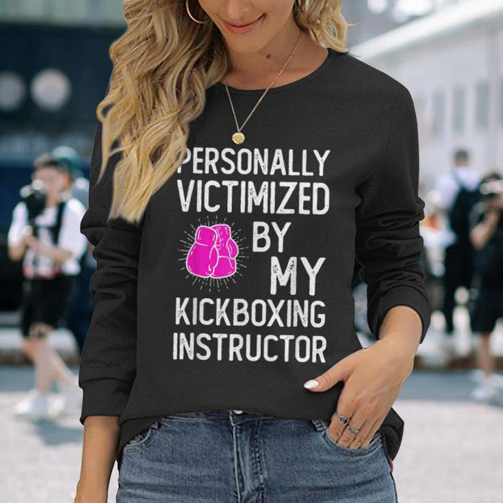 Personally Martial Arts Kickboxing Kickboxer Martial Arts Long Sleeve T-Shirt T-Shirt Gifts for Her