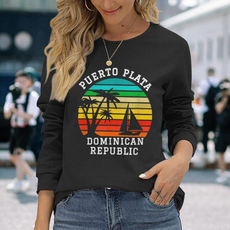 Puerto Plata Dominican Republic Family Vacation Long Sleeve T-Shirt Gifts for Her
