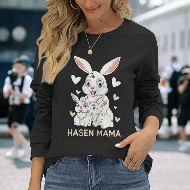 Rabbit Mum Cute Bunny Outfit For Girls Long Sleeve T-Shirt T-Shirt Gifts for Her