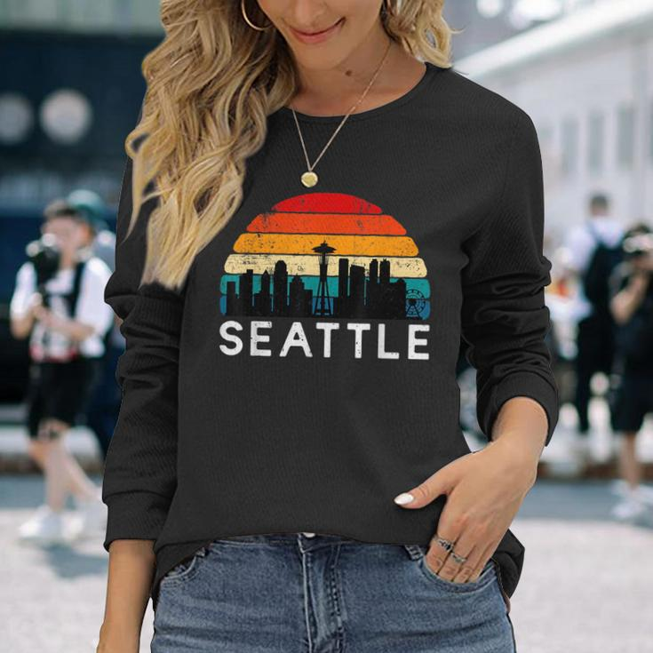 Seattle Seattle Pride Seattle Washington Long Sleeve T-Shirt Gifts for Her
