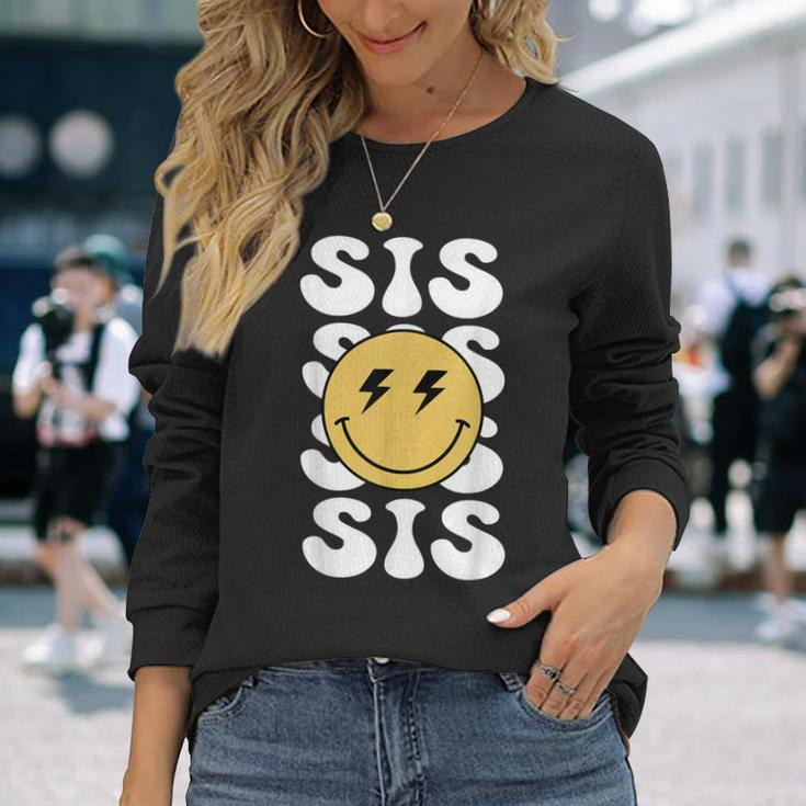 Sis One Happy Dude Birthday Theme Family Matching Long Sleeve Gifts for Her