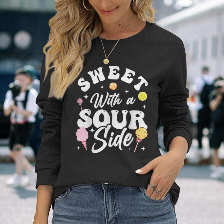 Sweets Candy Patch Sweet With A Sour Side Long Sleeve T-Shirt Gifts for Her
