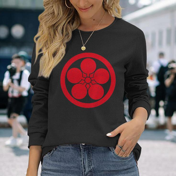 Tenrikyo Emblem Tenriism Japanese Religious Symbol Long Sleeve T-Shirt Gifts for Her