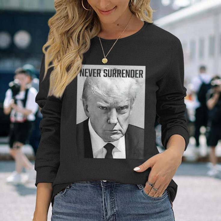 Trump 2024 Shot President Legend Long Sleeve Gifts for Her