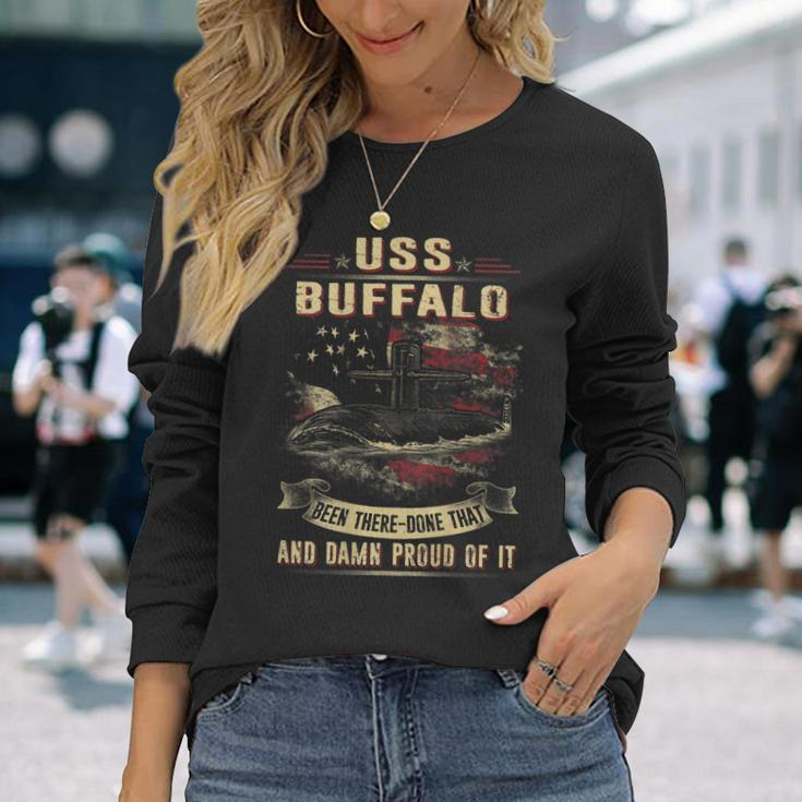 Uss Buffalo Ssn715 Long Sleeve T-Shirt Gifts for Her