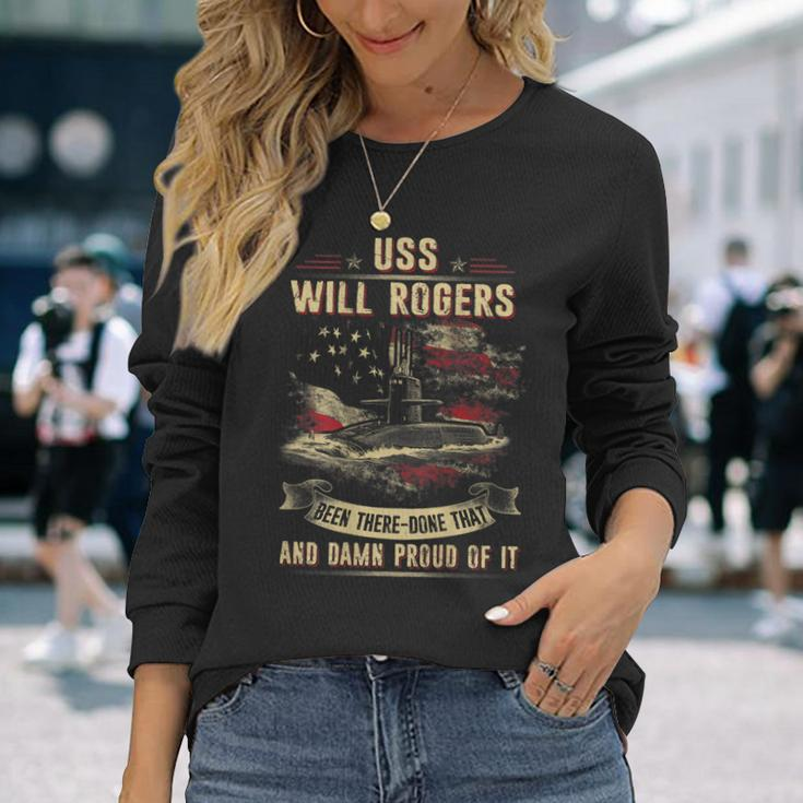 Uss Will Rogers Ssbn659 Long Sleeve T-Shirt T-Shirt Gifts for Her