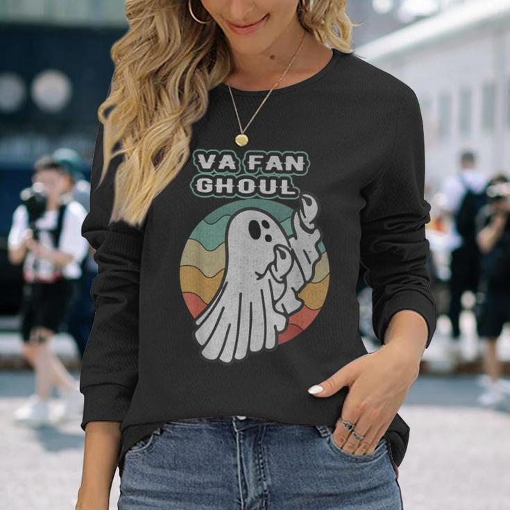 Va Fan Ghoul Ghost Italian Halloween Long Sleeve T-Shirt Gifts for Her