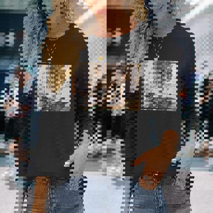 Venice Gondoliers Siesta Long Sleeve T-Shirt Gifts for Her