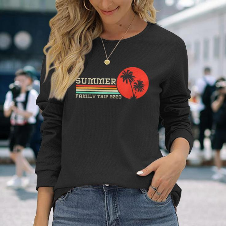 Vintage Summer Trip 2023 Vacation 2023 Beach Vacation Long Sleeve T-Shirt T-Shirt Gifts for Her