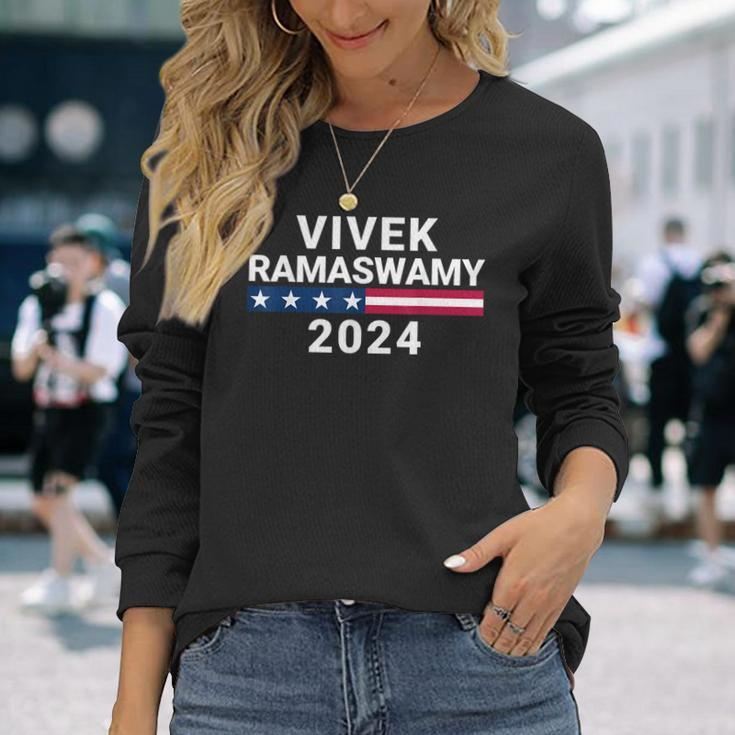 Vivek Ramaswamy 2024 Ramaswamy For Presidential Election 24 Long Sleeve T-Shirt Gifts for Her