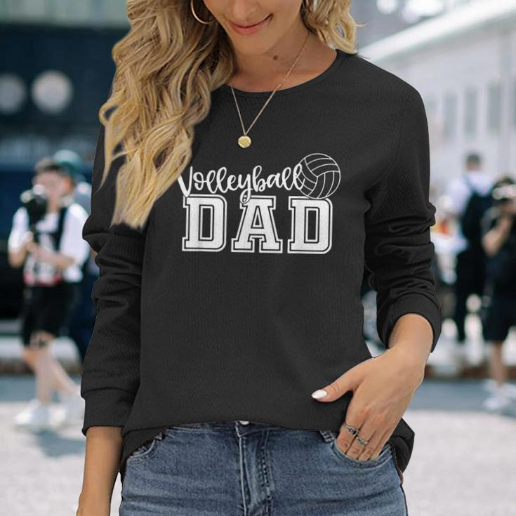 Volleyball Dad Volleyball Father Player Lover Long Sleeve T-Shirt T-Shirt Gifts for Her