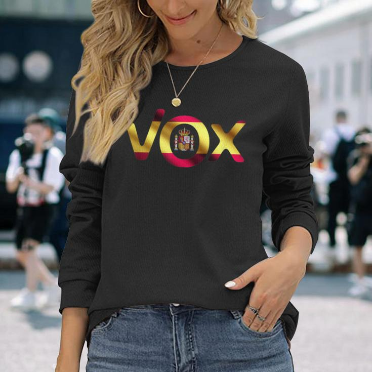 Vox Spain Viva Politica Long Sleeve T-Shirt Gifts for Her