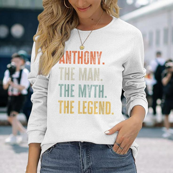 Anthony Man Myth Legend Best Name Anthony Long Sleeve T-Shirt T-Shirt Gifts for Her