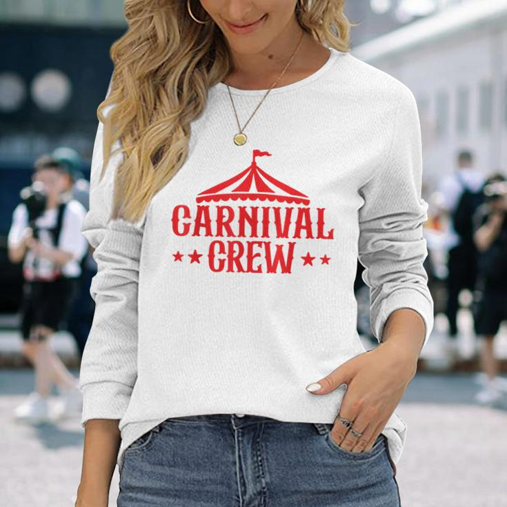 Carnival Crew For Carnival Birthday & Carnival Theme Party Long Sleeve Gifts for Her