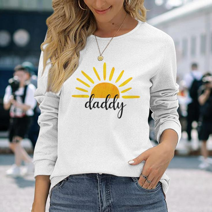 Daddy Of The Birthday First Trip Around The Sun Birthday Sun Long Sleeve T-Shirt Gifts for Her