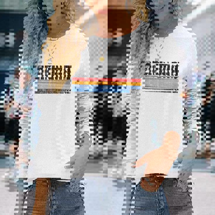 Falfurrias Tx Hometown Pride Retro 70S 80S Style Long Sleeve T-Shirt Gifts for Her