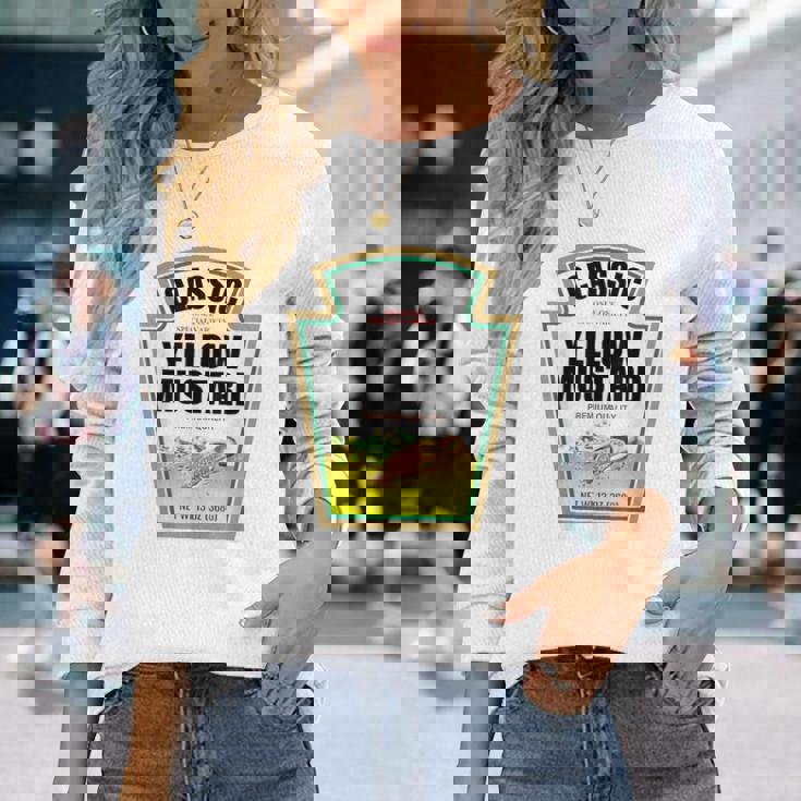 Ketchup Mustard Easy Halloween Couples Costume Condiment Long Sleeve T-Shirt Gifts for Her