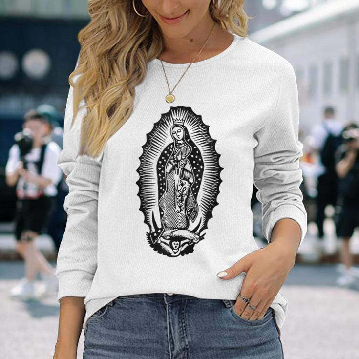 Virgin Mary Santa Maria Catholic Church Group Long Sleeve T-Shirt Gifts for Her