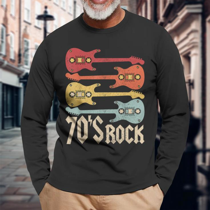 70S Rock Band Guitar Cassette Tape 1970S Vintage 70S Costume Long Sleeve Gifts for Old Men