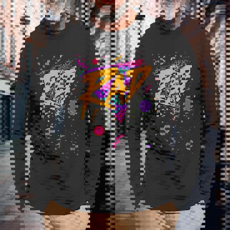 80S Costume Halloween Party Retro Vintage Rad 80S Vintage Long Sleeve T-Shirt T-Shirt Gifts for Old Men
