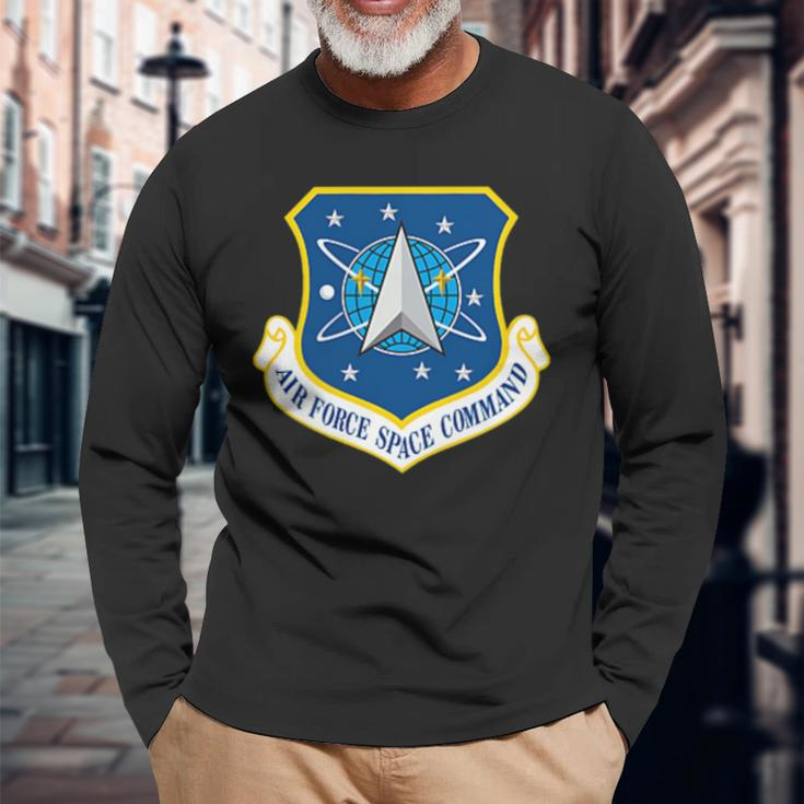 Air Force Space Command Afspc Usaf Us Space Force Long Sleeve T-Shirt T-Shirt Gifts for Old Men