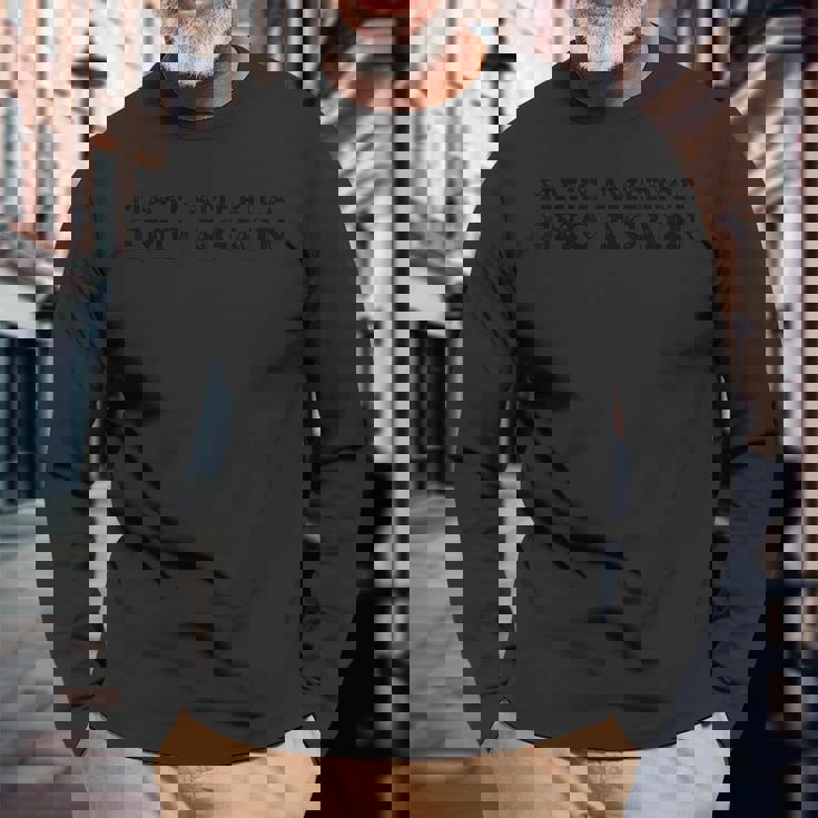 Make America Emo Again Goth Us Idea Long Sleeve T-Shirt Gifts for Old Men