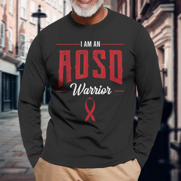 Aosd Warrior Awareness Adult-Onset Still's Disease Patient Long Sleeve T-Shirt Gifts for Old Men