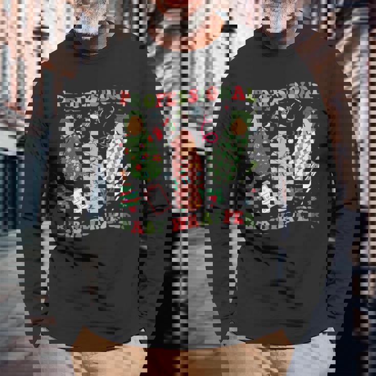 Apdl Professional Baby Wrapper Christmas Nicu Nurse Long Sleeve T