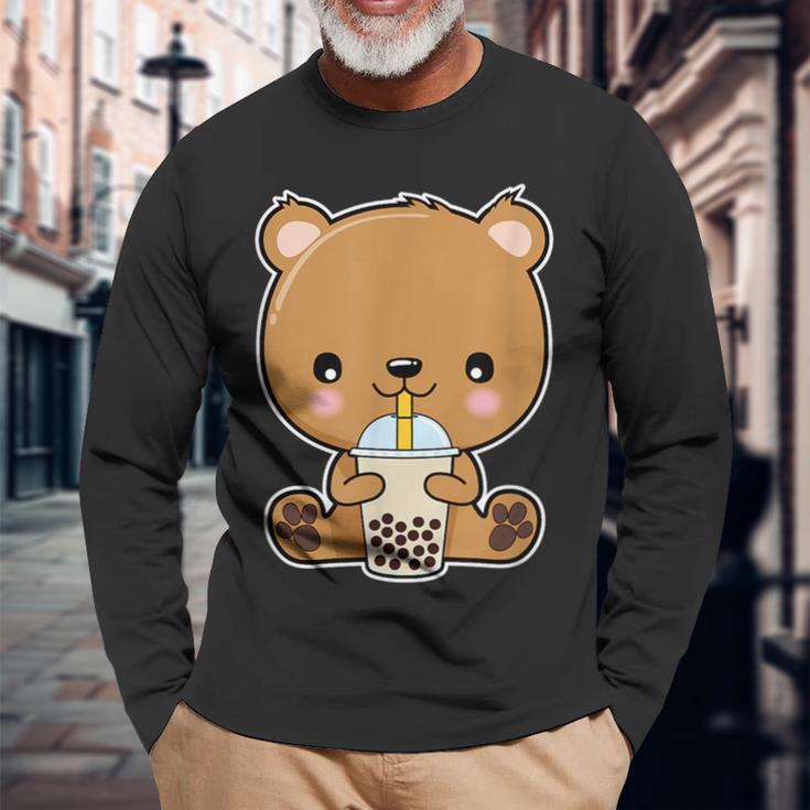 Bubble Milk Tea Boba Cute Bear Kawaii Aesthetic T-Shirt