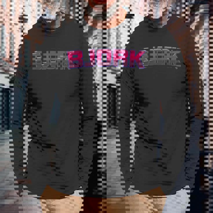 Bjork Long Sleeve T-Shirt Gifts for Old Men