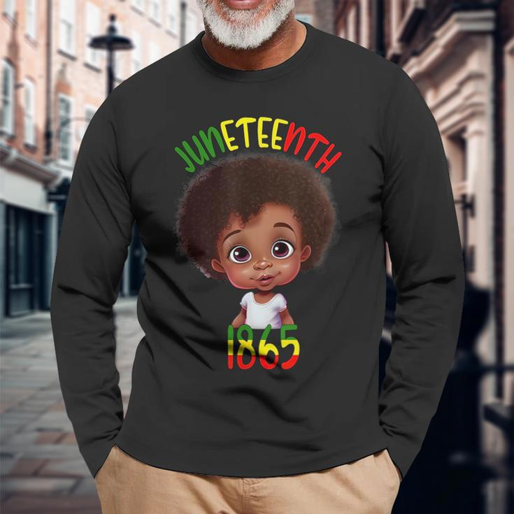 Black Girl Junenth 1865 Toddlers Celebration Long Sleeve T-Shirt T-Shirt Gifts for Old Men