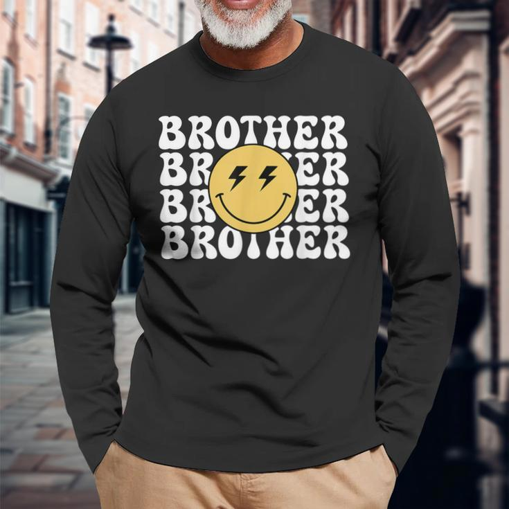 Brother One Happy Dude Birthday Theme Family Matching Long Sleeve Gifts for Old Men