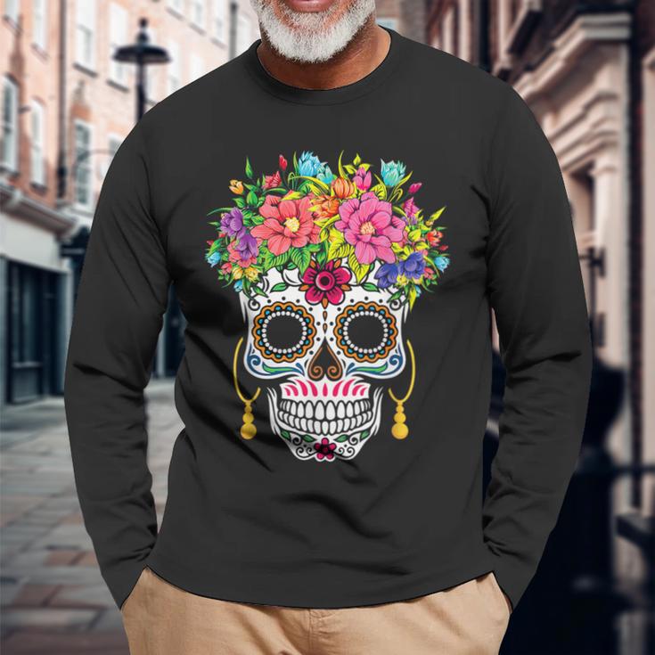 Dia De selling Los Muertos Skull Unisex AOP Cut & Sew Tee