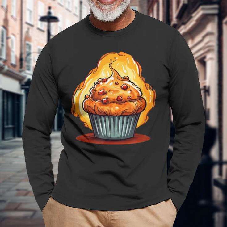 Cool Sweets Muffin For Baking Lovers Long Sleeve T-Shirt Gifts for Old Men