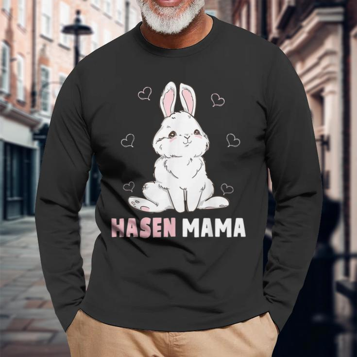 Cute Bunny Easter Rabbit Mum Rabbit Mum Long Sleeve T-Shirt T-Shirt Gifts for Old Men