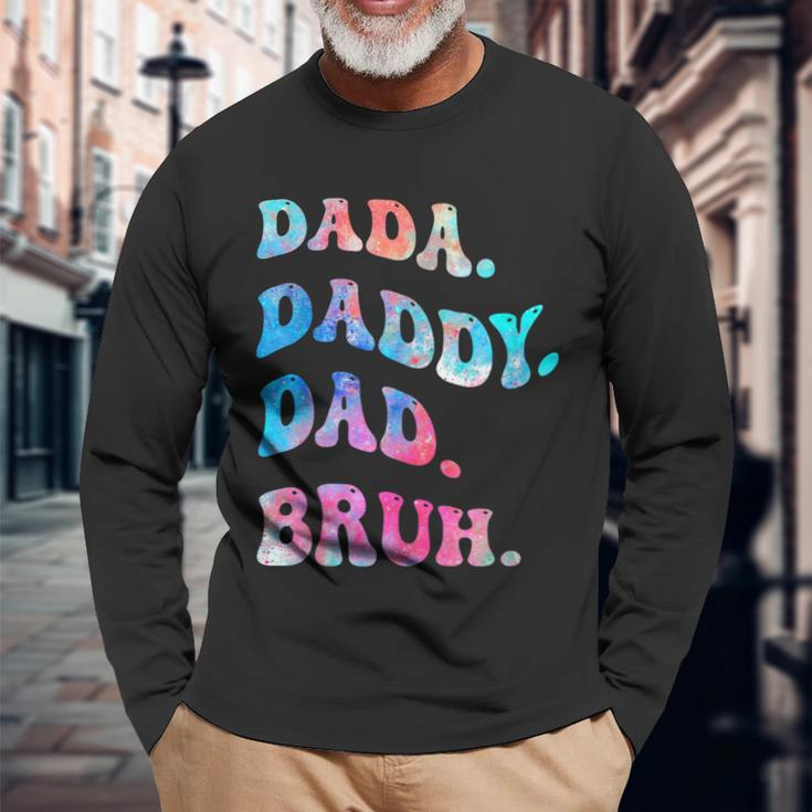 Dad Daddy Bruh Fathers Day Long Sleeve T-Shirt Gifts for Old Men