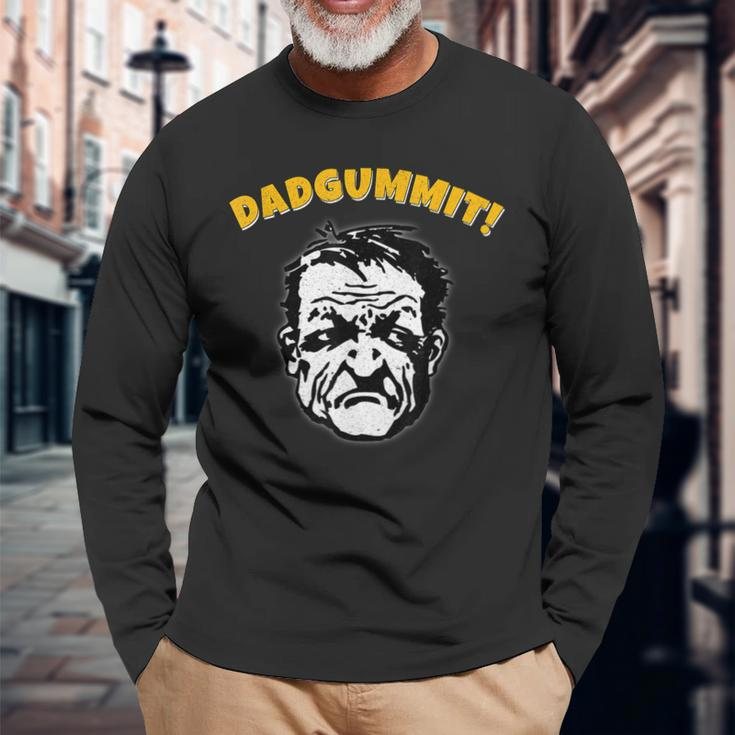 Dadgummit Gosh Darn Grumpy Old Man Southern Vintage Long Sleeve T-Shirt T-Shirt Gifts for Old Men