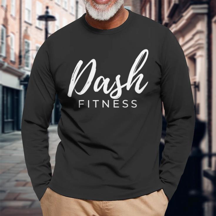 Dash Fitness Men Women Fitness Tee Gymer Long Sleeve T-Shirt Gifts for Old Men