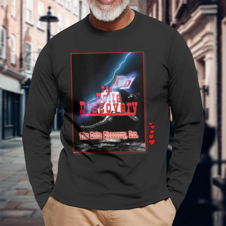Delta Discovery Reels Long Sleeve T-Shirt Gifts for Old Men