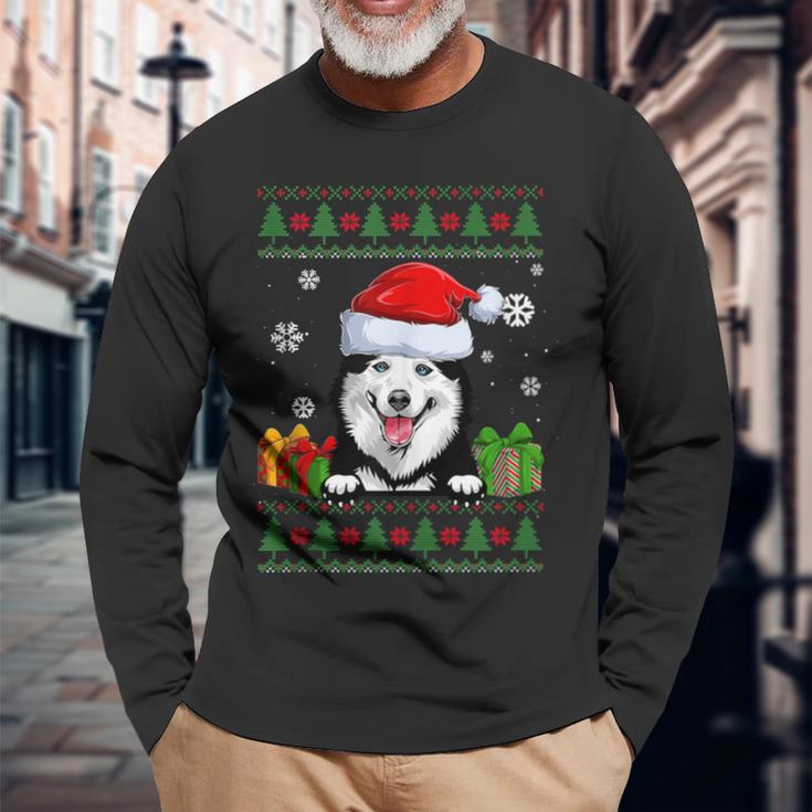 Siberian husky fashion christmas sweater